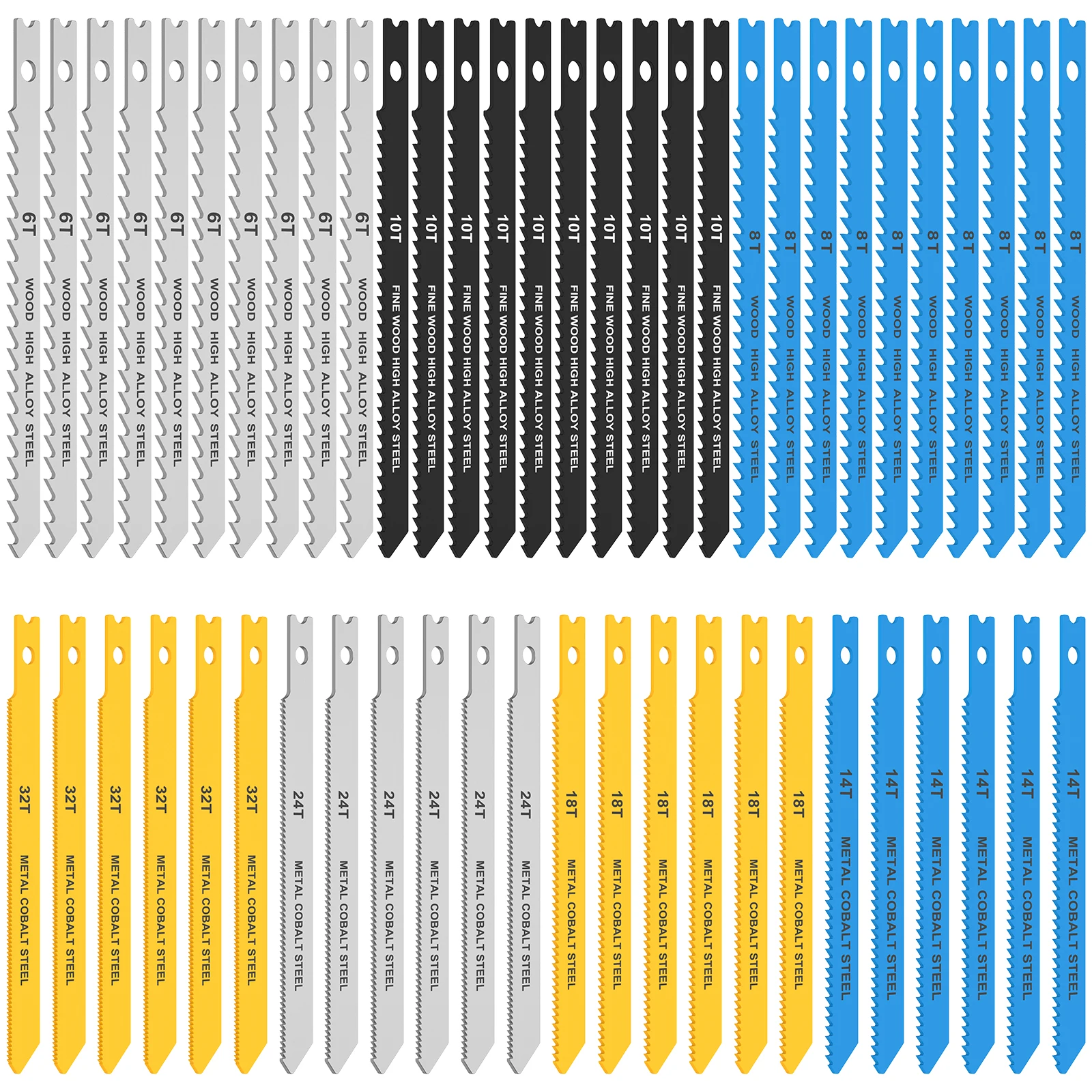 54/24Pcs Jig Saw Bl…