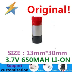buy more will cheap 3.7 V 13300 650 mah cylindrical polymer polymer li-ion battery rechargeable battery durable bluetooth new