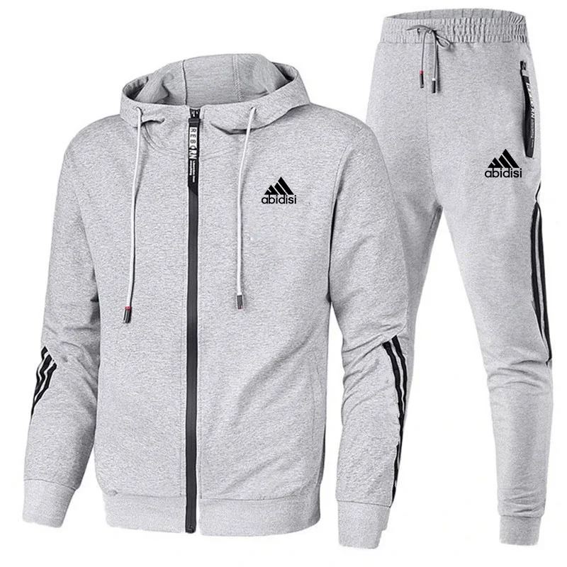 Mens Sweat-shirt Set Hoodies and Sweatpants High Quality Male Outdoor Casual Sports Jogging Suit Gym Longsleeve Tracksuit 2024