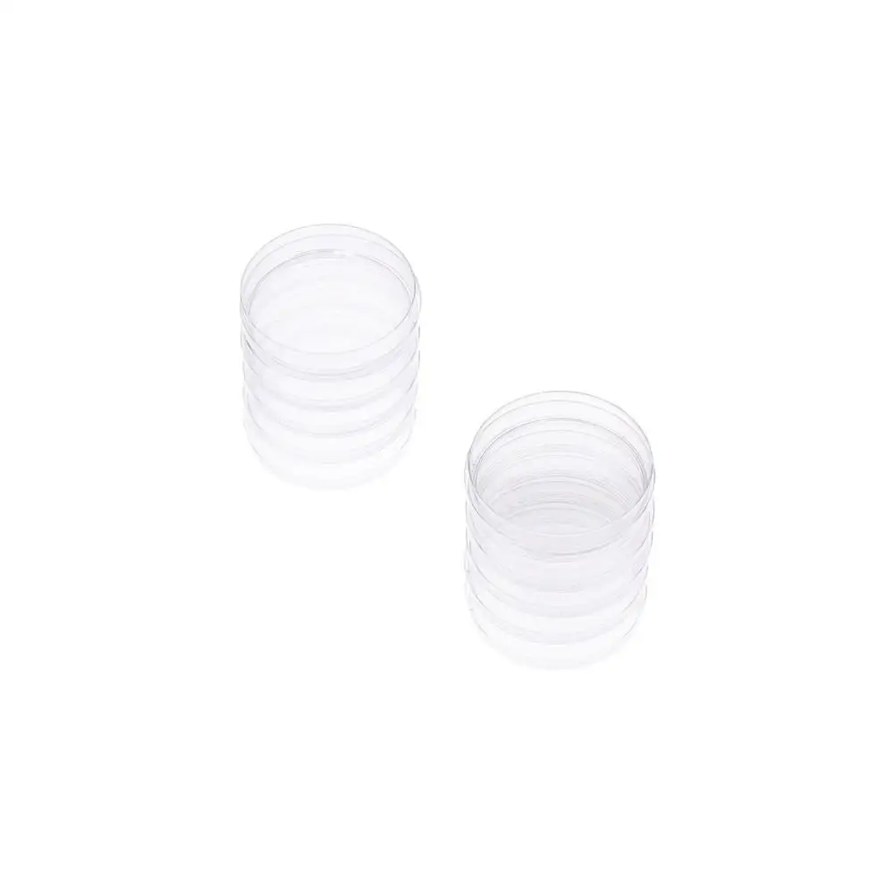 School Supplies 90x15mm with Lids Transparent Plastic Clear Petri Dish Sterile Petri Dishes Petri Dishes Bacteria Culture Dish