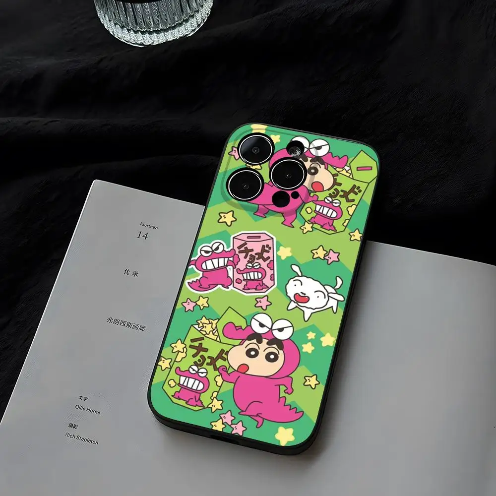 CrayonS ShinchanS Phone Case for iphone 16ProMax 15 11 13 14 Pro Xs Max Mini Xr X 7 Plus Shell Coque