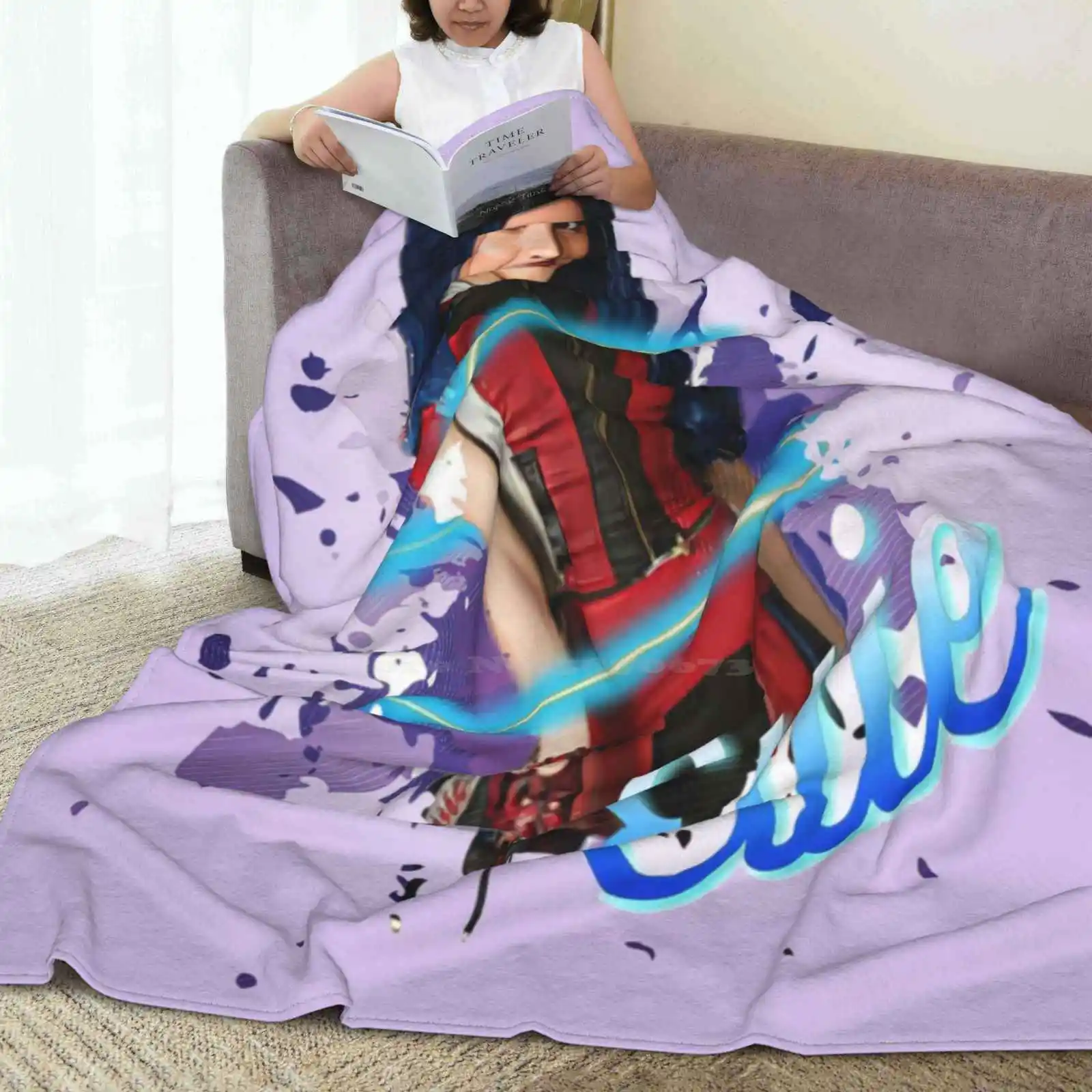 Evie Princess-Descendants 3 Soft Warm Light Thin Blanket Evie Descendants Descendants Evie Queen Evie Sofia Carson Evie Evie image 6