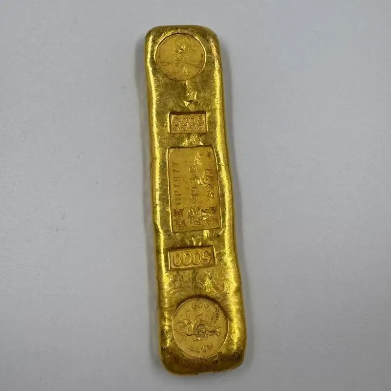 Solid brass cast golden dragon ingots, bars, gold bricks for home decoration, antique collectibles, and display pieces
