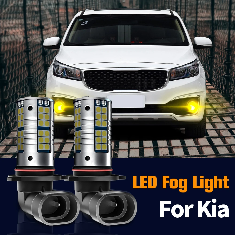 

2pcs LED Fog Light Lamp Blub Canbus Error Free 9006 HB4 For Kia Cerato Hatchback Rio 4 Soul 3 Sportage 4 Stonic