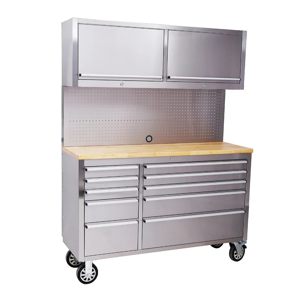 Hot sales38 Years Experience Garden Heavy Duty Metal Workshop Stainless Steel Tool Cabinet