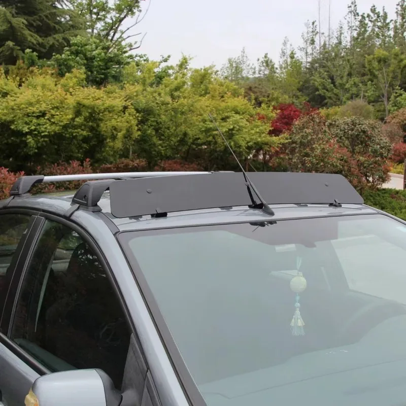 Vehicle Top Airflow Guidance Panel, Universal Wind Suppression Accessory Reducing Road Wind Noise During Travel