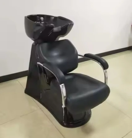*#g forLuxury Leather High Density Sponge Beauty Hair Salon Back Washing Shampoo Bed Chair*