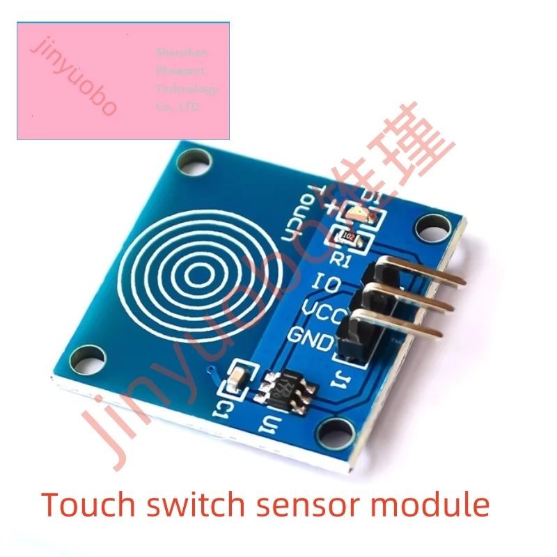 (1-50 pezzi) Modulo sensore tattile, interruttore tattile, sensore interruttore tattile, 1 canale
