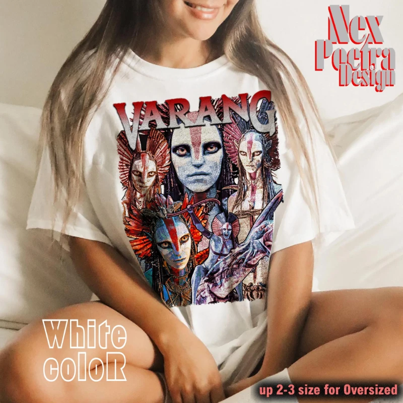 Vintage Varang T Shirt: Pandora Avatar Shirt, Animal Kingdom T-Shirt, Pandora Shirt, Avatar Fire and Ash Movie Shirt Women's