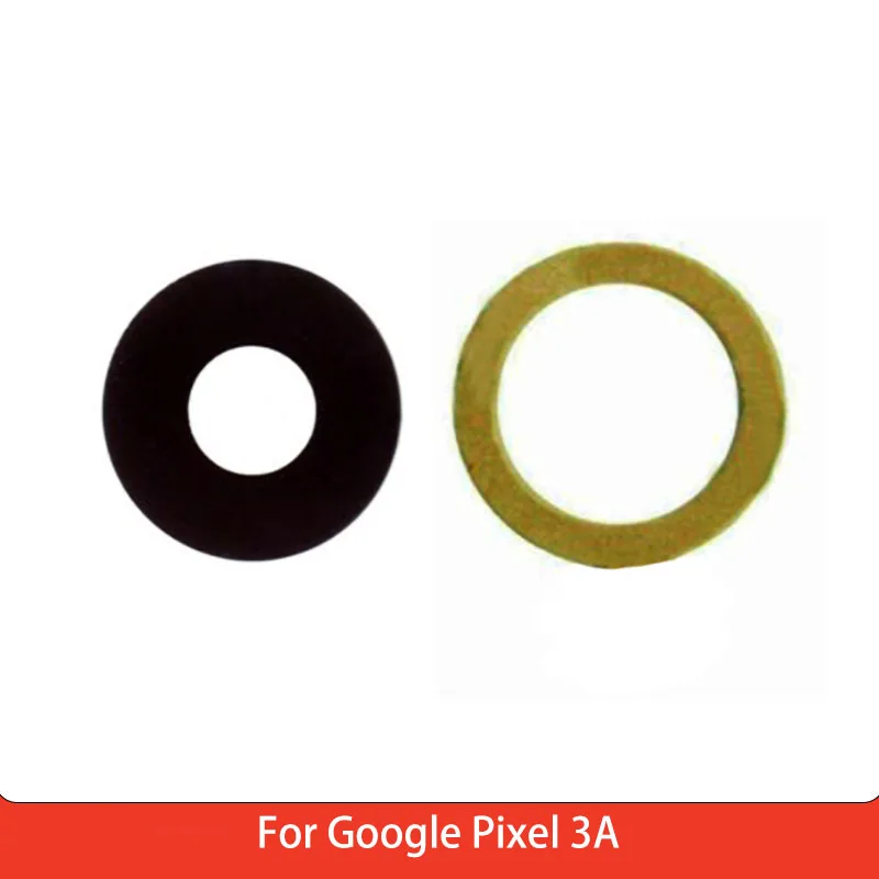 Back Rear camera Lens Glass For Google Pixel 3A Camera Glass Lens with Sticker Replacement