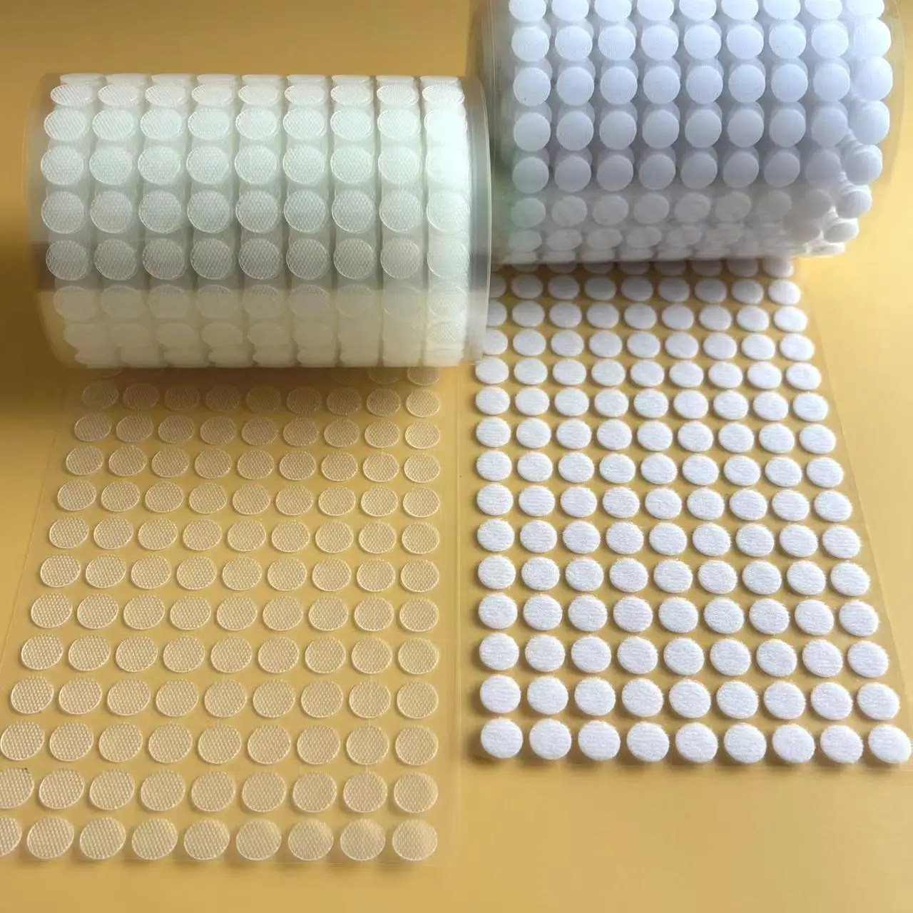 630pcs(315 Pairs)Self-Adhesive Hook&Loop Dots|Nylon Tape for Home,Office&Classroom Organization|Durable Adhesive