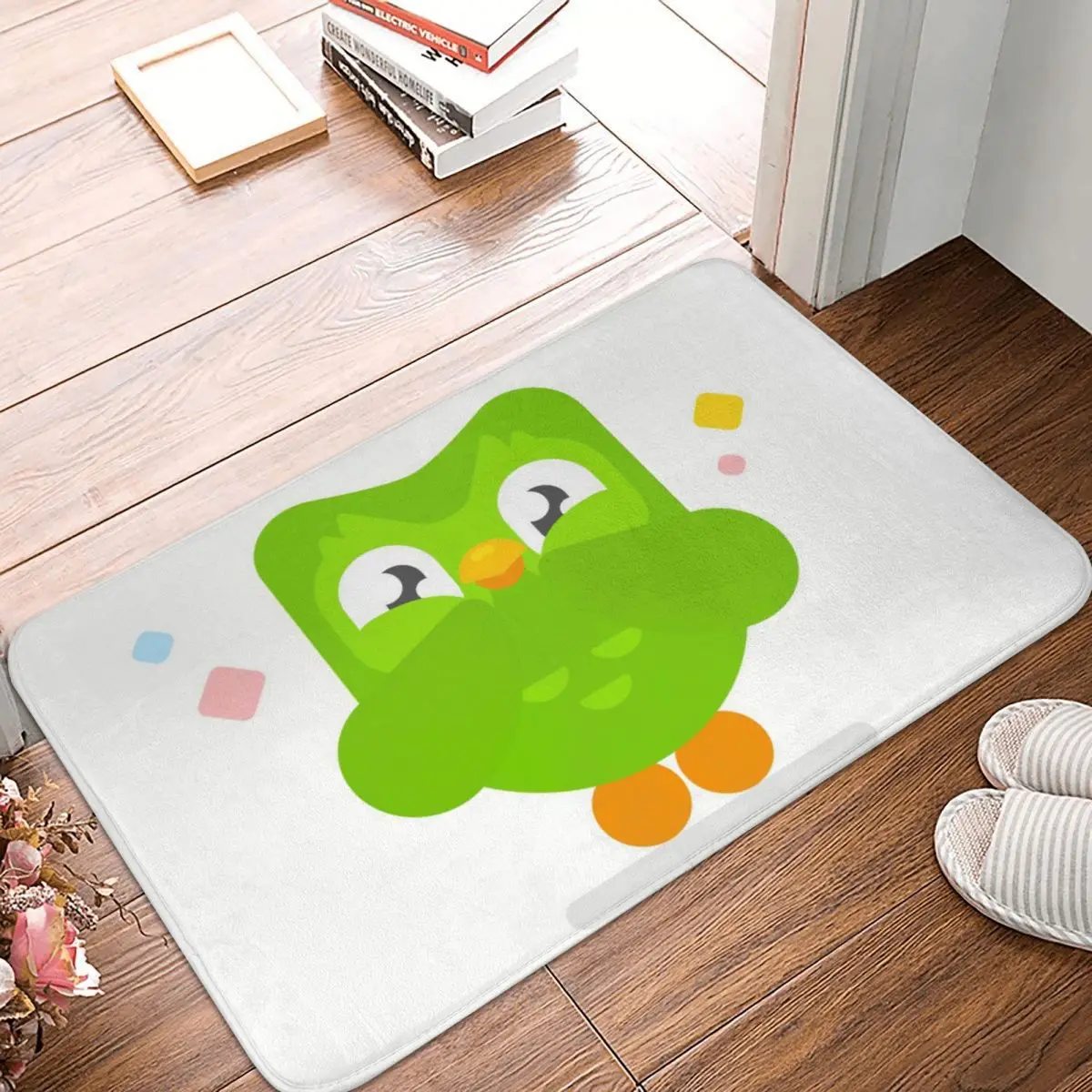 Duolingo Owl Duo Anti-slip Doormat Floor Mat Durable Carpet Rug for Kitchen Entrance Home Balcony Footpad Mats