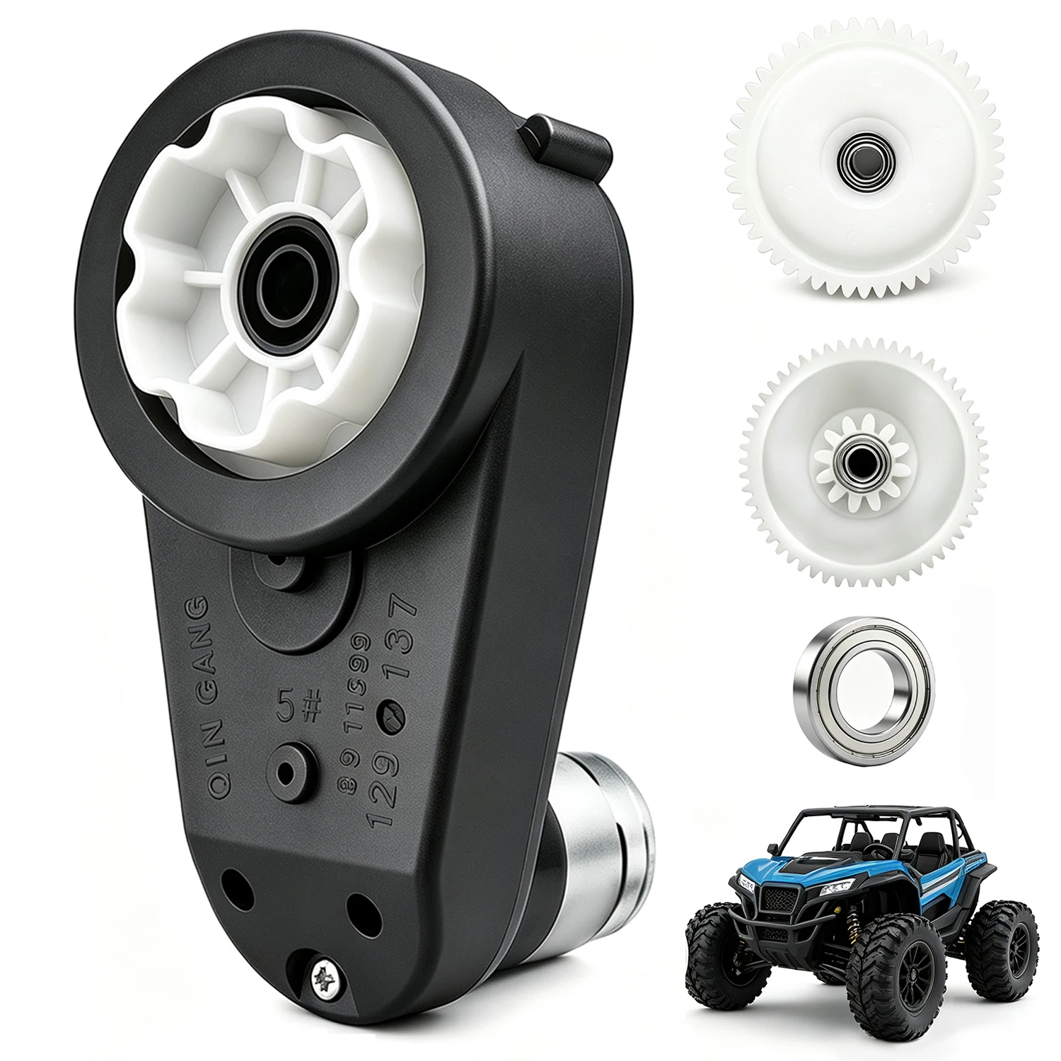 QINGANG High Power Kids Electric Car Motor Gearbox Ride-On Toy Vehicle Parts for Children's Playset