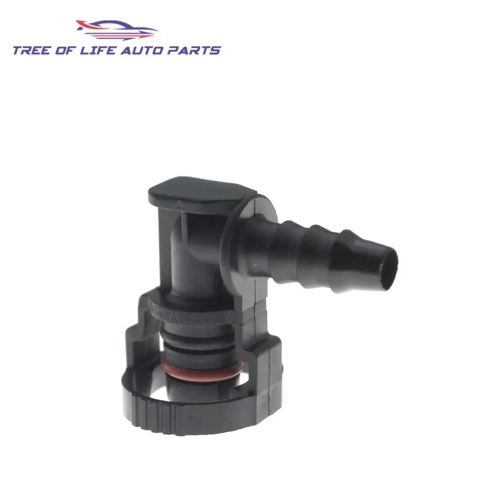 1/2/5/10 New Design Auto Cooling System Fuel Line Hose Connector D10 ID6-90° Quick Connector For Auto Water pipe