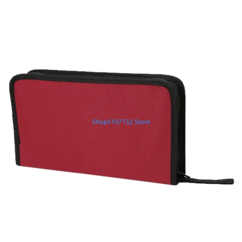 87HD Functional 80Slot Disc Bag Crafted From Tear Resistant Oxford Textile Fabric Bag For Convenient Access Convenient Handle