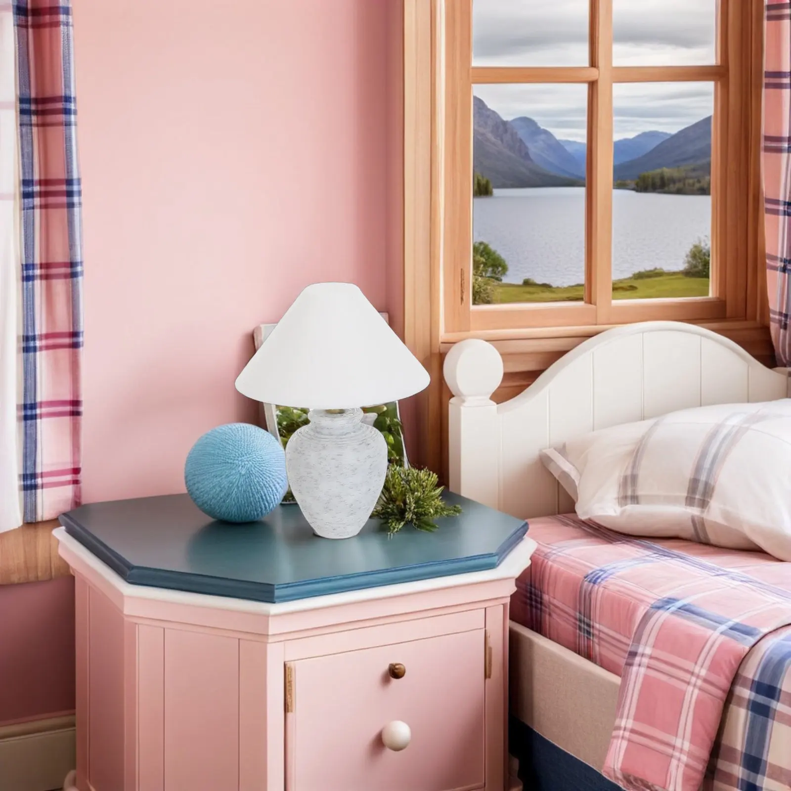 

2Pcs Bedside Lamp for Dollhouse Miniature Plastic Tiny Desk Light Realistic Furniture Accessories for Mini Home Decoration