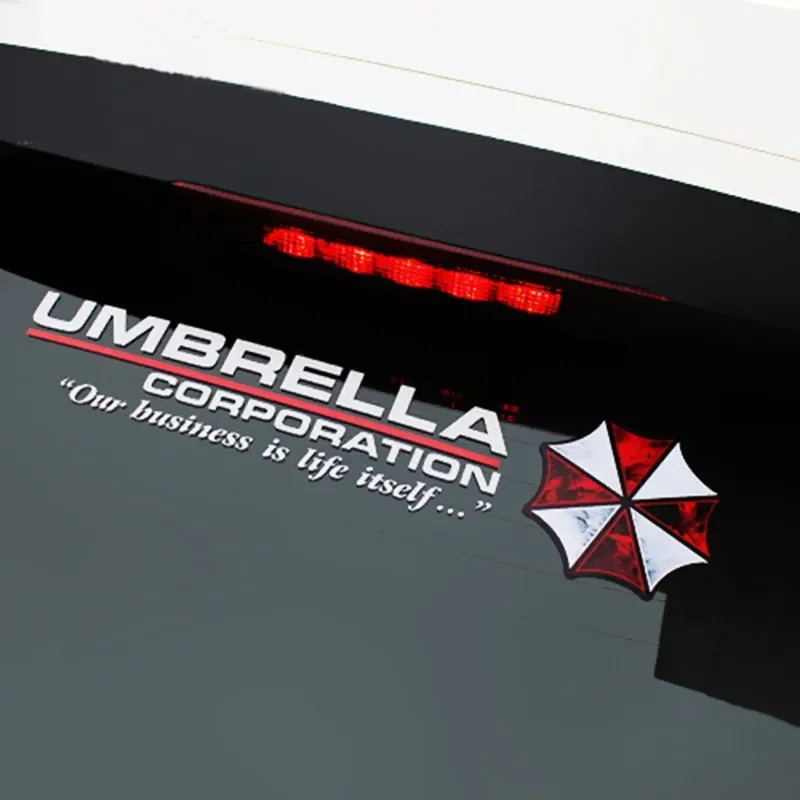 Cool Umbrella Car Vinyl Stickers Racing Wrap Waterproof Decals Cover Accessories For opel corsa,ford kuga,peugeot 307,suzuki