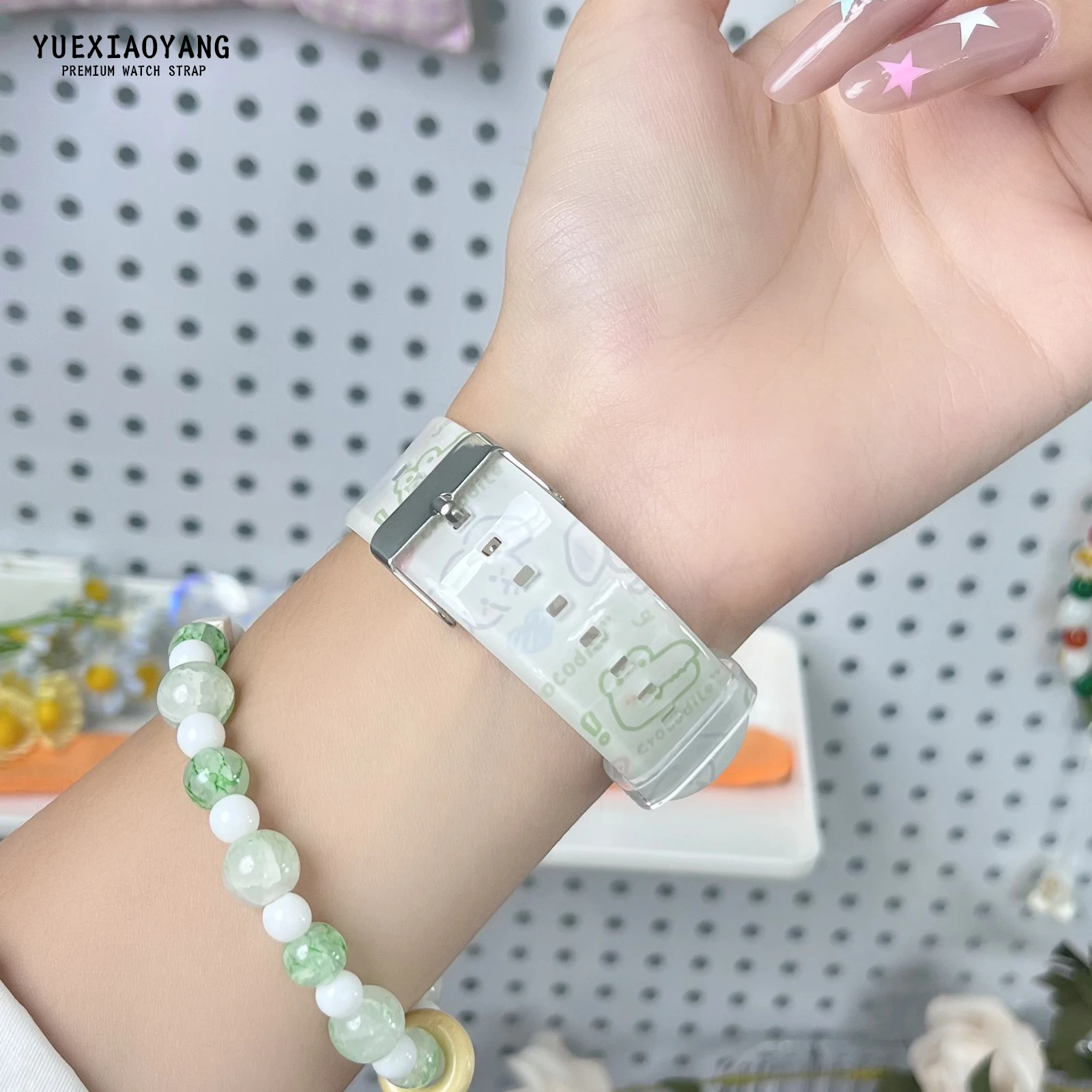 حزام ساعة شفاف جديد لساعة أبل 11 10 9 8 7 سوار قابل للاستبدال لساعة iWatch 42 مللي متر 41 مللي متر 40 مللي متر 38 مللي متر