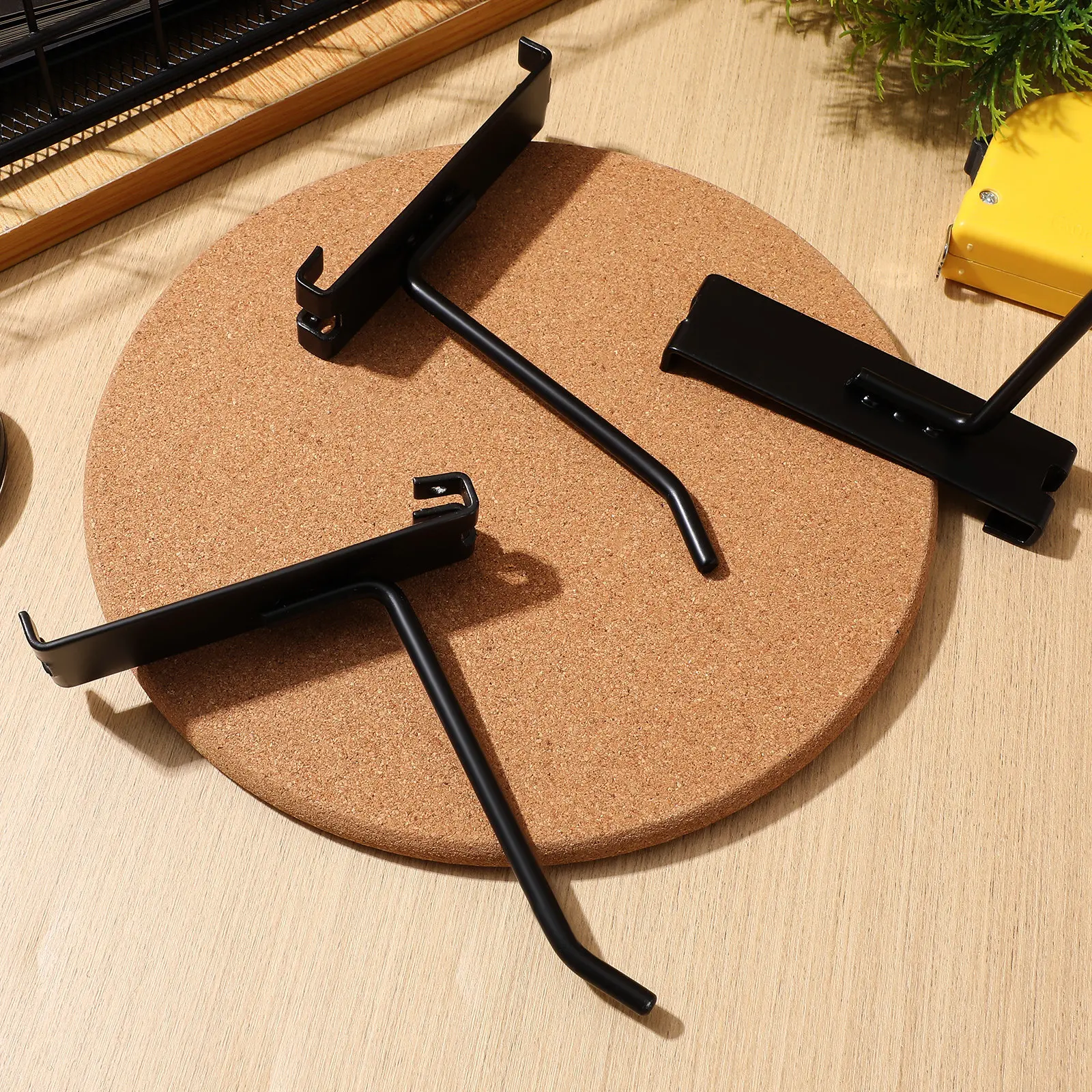 

12Pcs Grid Hooks Heavy Duty Metal Hooks for Grid Wall Panel Organizer Retail Display Utility Wire Shelving Utility Hook