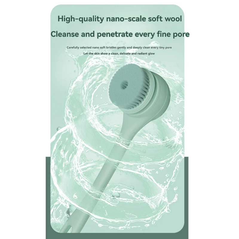 B83B-Fully Automatic Back-Mounted Bath Brush, Electric Bath Massage Brush, Bath Scrubbing Artifact, Bath Exfoliating Tool
