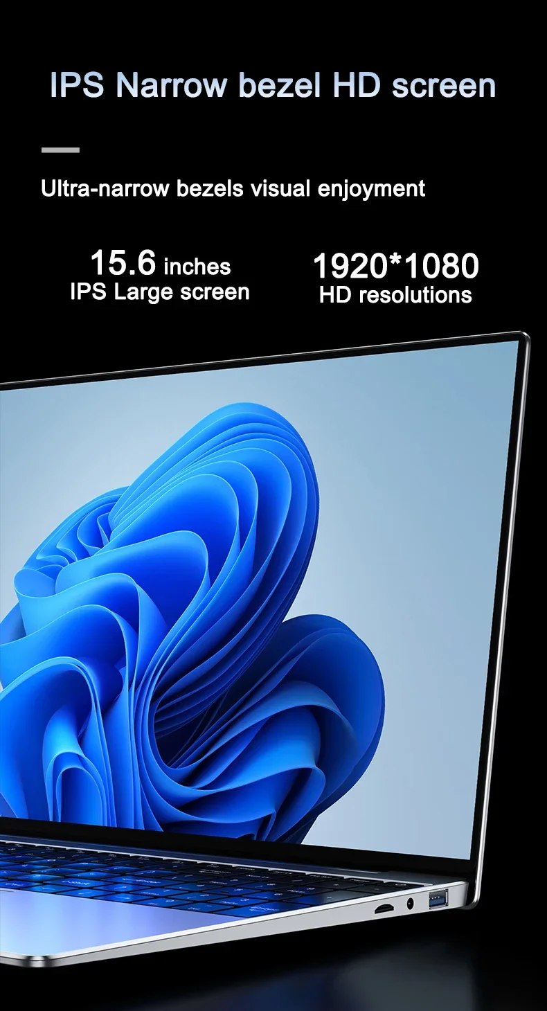 Portátil Seraphic 2026 Original de 15.6 Pulgadas, Pantalla IPS FHD N95 de 120 Hz, Pantalla Ultra Clara Microscópica, 7500 mAh, SSD de 32 GB/2 TB, Exalted