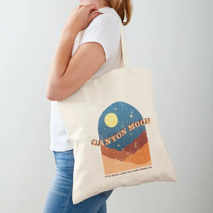 

Canyon Moon Tote Bag Big bag Lady bags Canvas shoulder bag Shopper handbag
