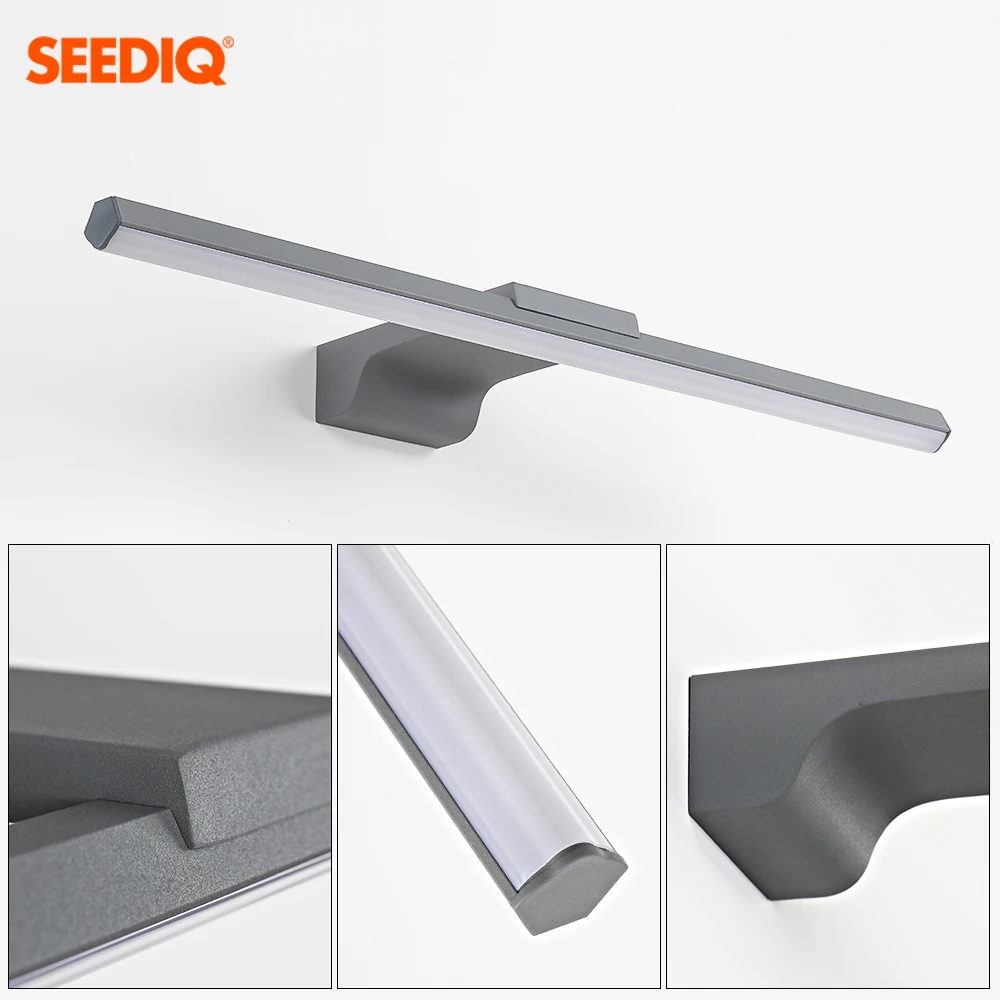Modern Interior Wall Light 40 56cm White Black Led Wall Lamp AC85-265V Bathroom Lighting Wall Mounted Apply Wall Light