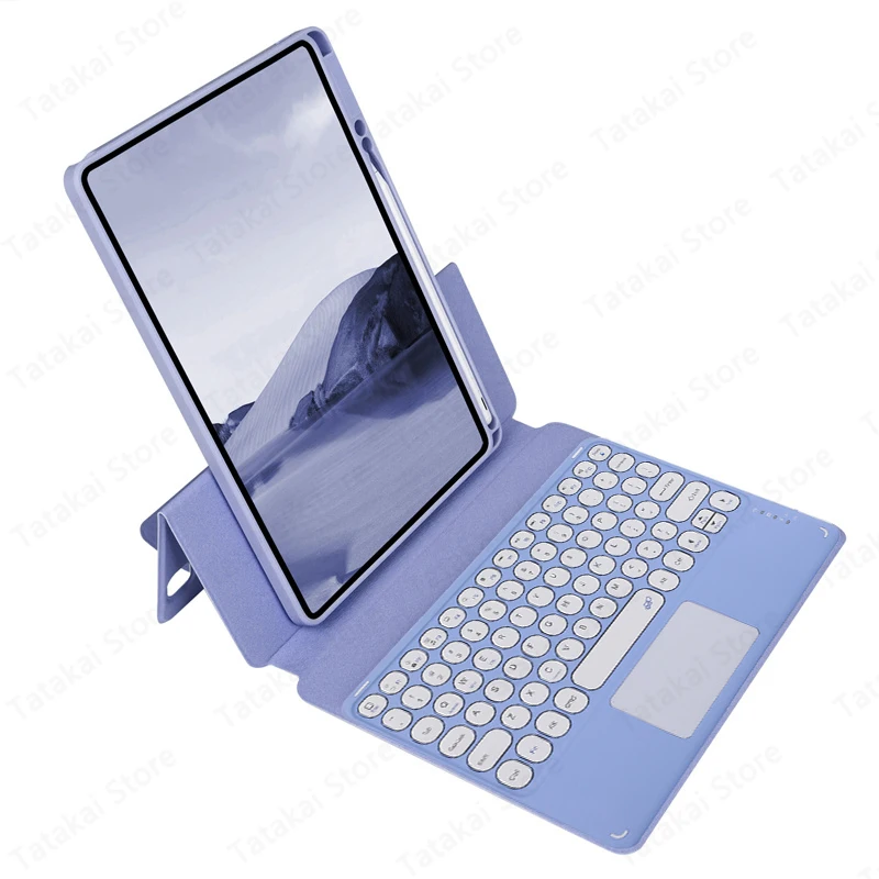 Imagem -04 - Magnético Split Capa para Teclado Ipad Pro 129 Case 2023 2023 Suporte Teclado para Funda Ipad Pro 12.9 Case de Teclado 2023 2023