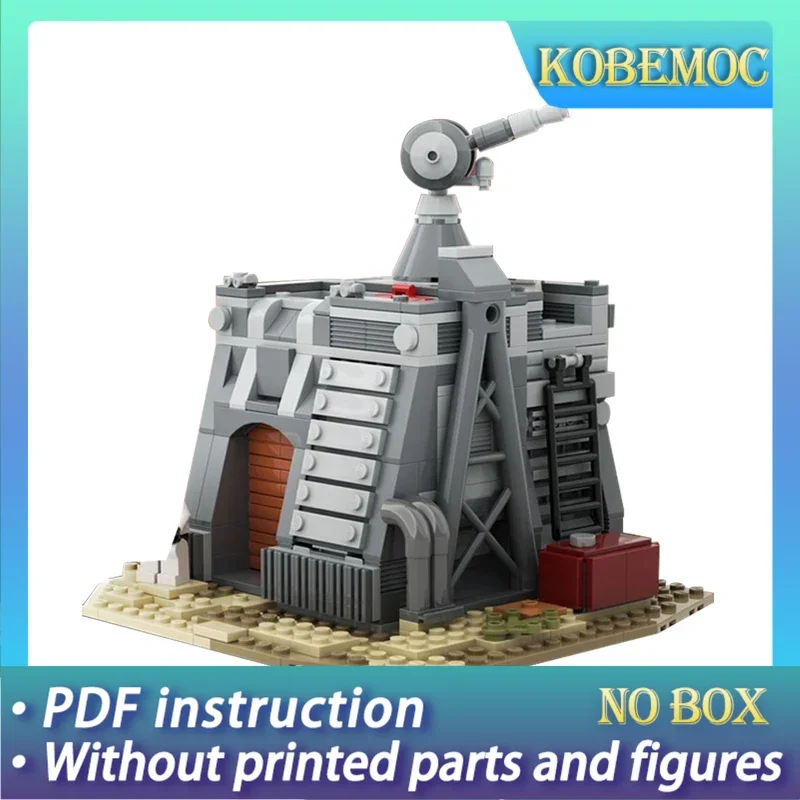 

Звездная модель фильма Moc, строительные кирпичи, база Empire Desert Outpost, технология, модульные блоки, подарки, рождественские игрушки, наборы «сделай сам», сборка