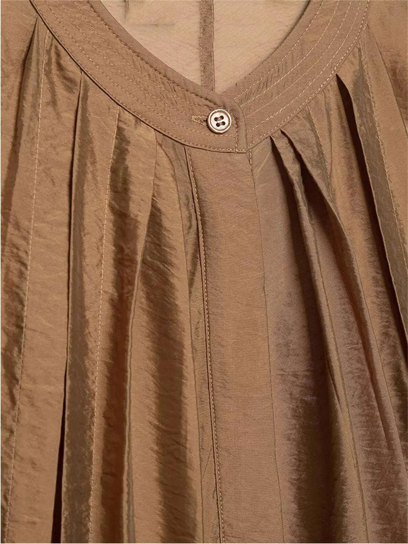 Damen Rundhals-Shirt Langarm Mode Einfarbig Locker Sitzend Bürokleidung Knopfleiste Elegante Streetwear Oberteile Damen 2026 Neu – Detail 7