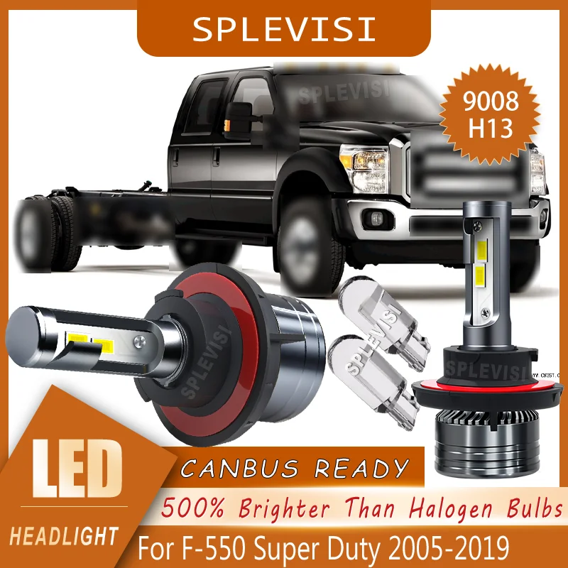 

Стабильная производительность, гладкое и стабильное освещение, светодиодная фара для Ford F-550 Super Duty 2005, 2006, 2007, 2008, 2009, 2010, 2011-2019