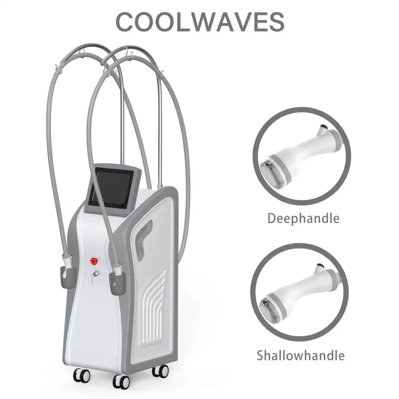 Mesin Pelangsing Pijat Cryo RF Panas Dingin Pengencang Kulit Radio Frekuensi Pembentuk Tubuh Coolwave