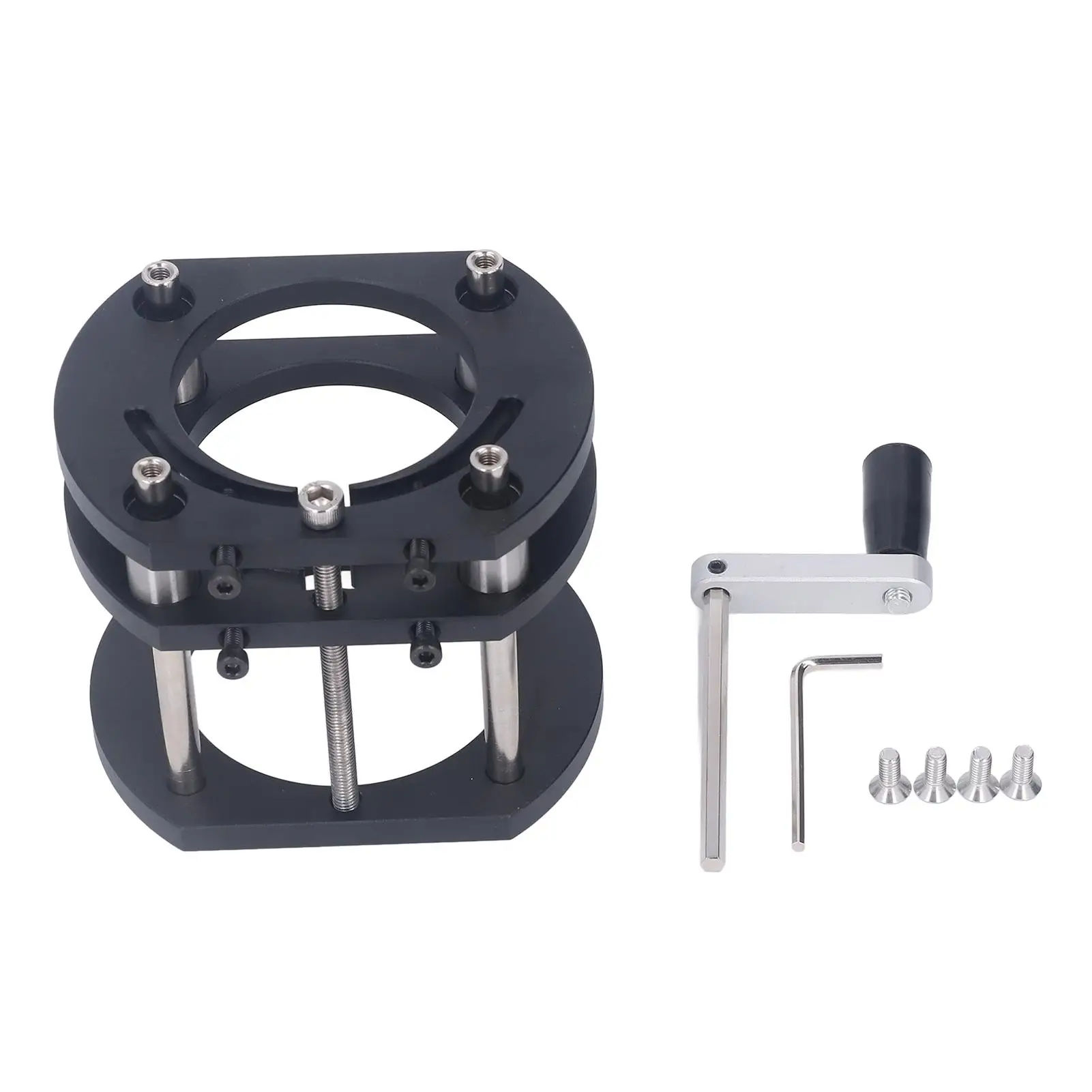 

Metal Router Lift Platform 4 Jaw Milling Table System for electric Grooving Tenoning Trimming Chamfering Tool