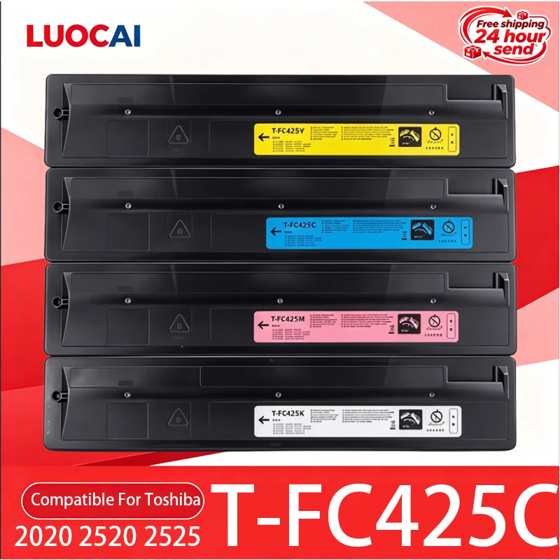 T-FC425 Toner Cartridge for Toshiba E-Studio 2020AC 2525AC 3025AC 3525 4525 5525AC 6525 High Compatible Copier Color Toner