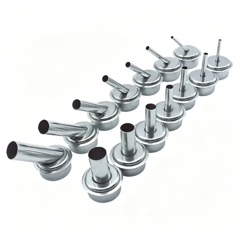 Universal Hot Air Gun Accessories 7/8/15Pcs Stainless Steel Nozzle Tips 3-12mm for Heat Shrink DIY Vinyl Repair Household