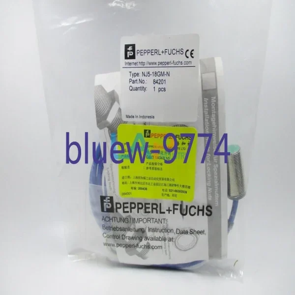 

Новый датчик приближения Pepperl+Fuchs NJ5-18GM-N, абсолютно новый, оригинальный, в наличии, PLC 2026