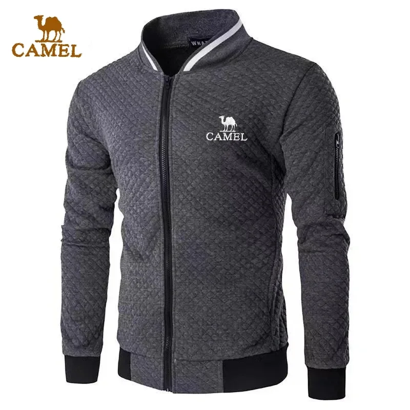 Autumn Men\'s High-quality Embroidered Zipper Jacket New Luxury and Fashionable Casual Baseball Jacket Multifunctional Jacket Top