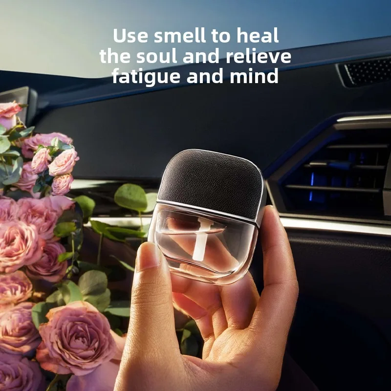 

Car Air Freshener Perfume Genuine Lambskin Long Lasting Light Fragrance Elegant Hanging Ornament Essential Oil Diffuser In Car