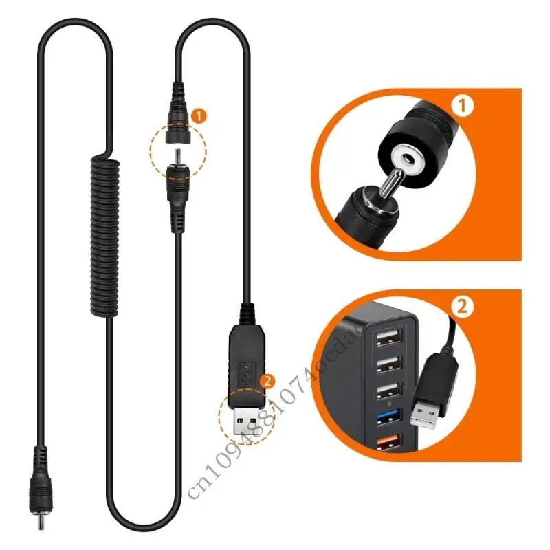 Snowmobile Heated Helmets Connector Plug Heating Cable Heated Helmets Adapter Suitable for Most Electric Face Shielding 