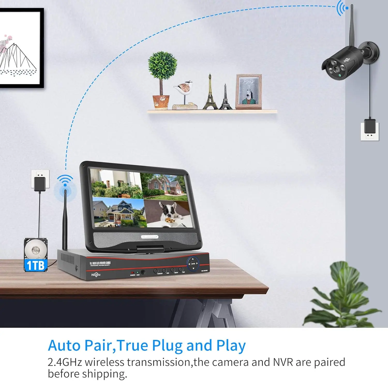 Expandable,  ]  /5G Wireless Pro Security Camera System, 10.1