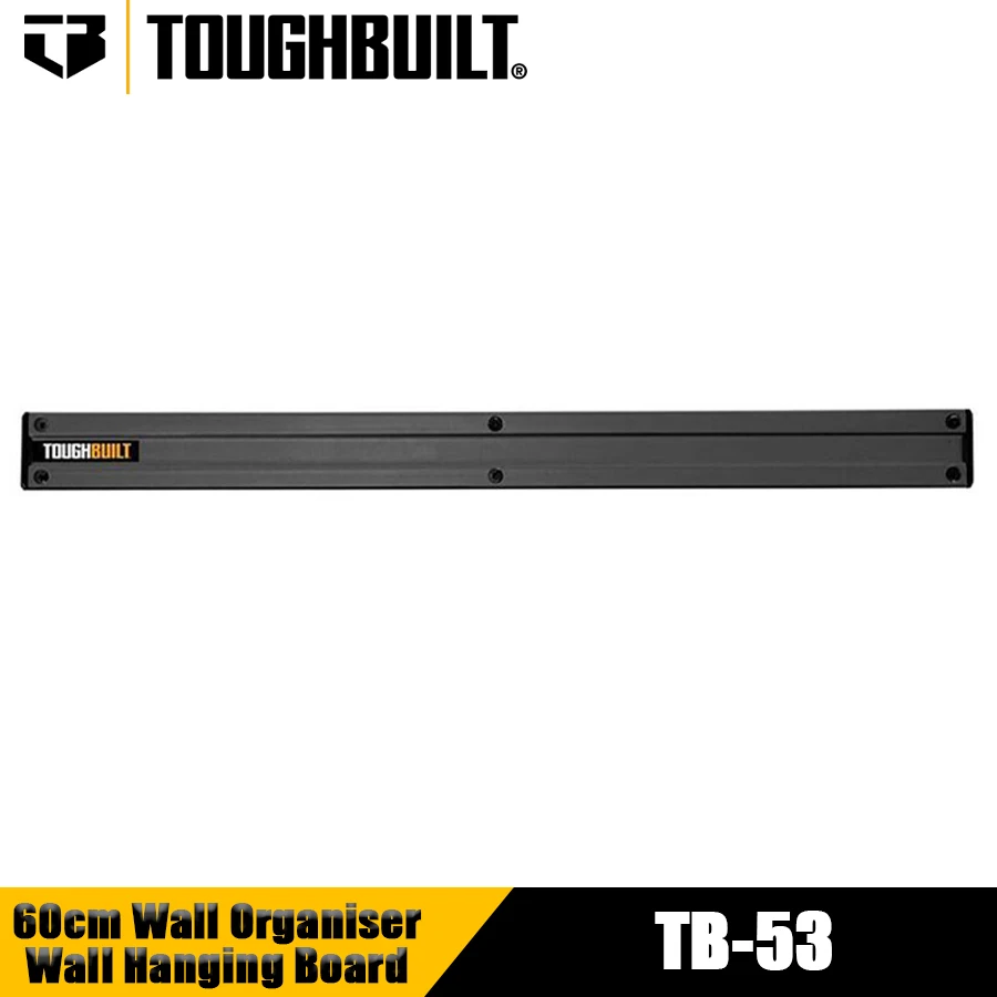 Toughbuilt Tb53 Organizador de Parede de 60 cm Contém Unhas Placa Especial para Pendurar na Parede para Bolsa de Ferramentas Placa de Parede Acessórios para Ferramentas
