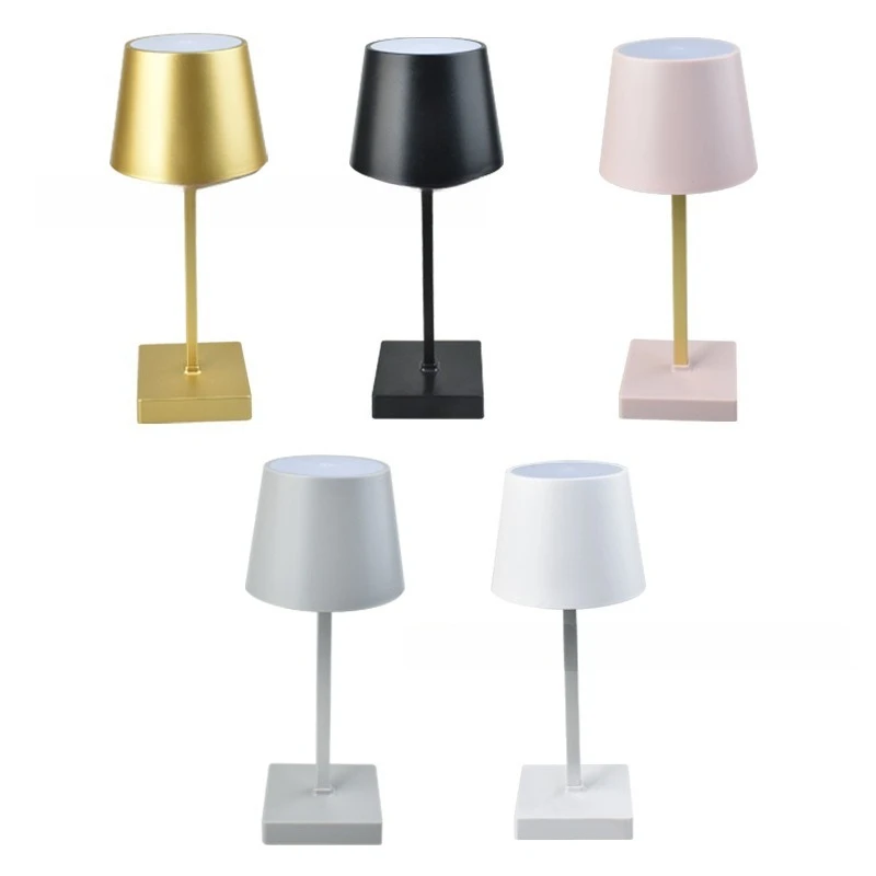 Lámpara de mesa alta Simple restaurante Bar batería seca inalámbrica pequeña lámpara de mesa luz de ambiente de escritorio