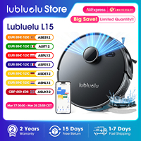 Lubluelu L15 Robot Vacuum And Mop Combo 5000Pa, 3 In 1 Robot Vacuum Cleaner,Robot Vacuum, Auto-Charging, 5 Maps, 30 No-go Zones