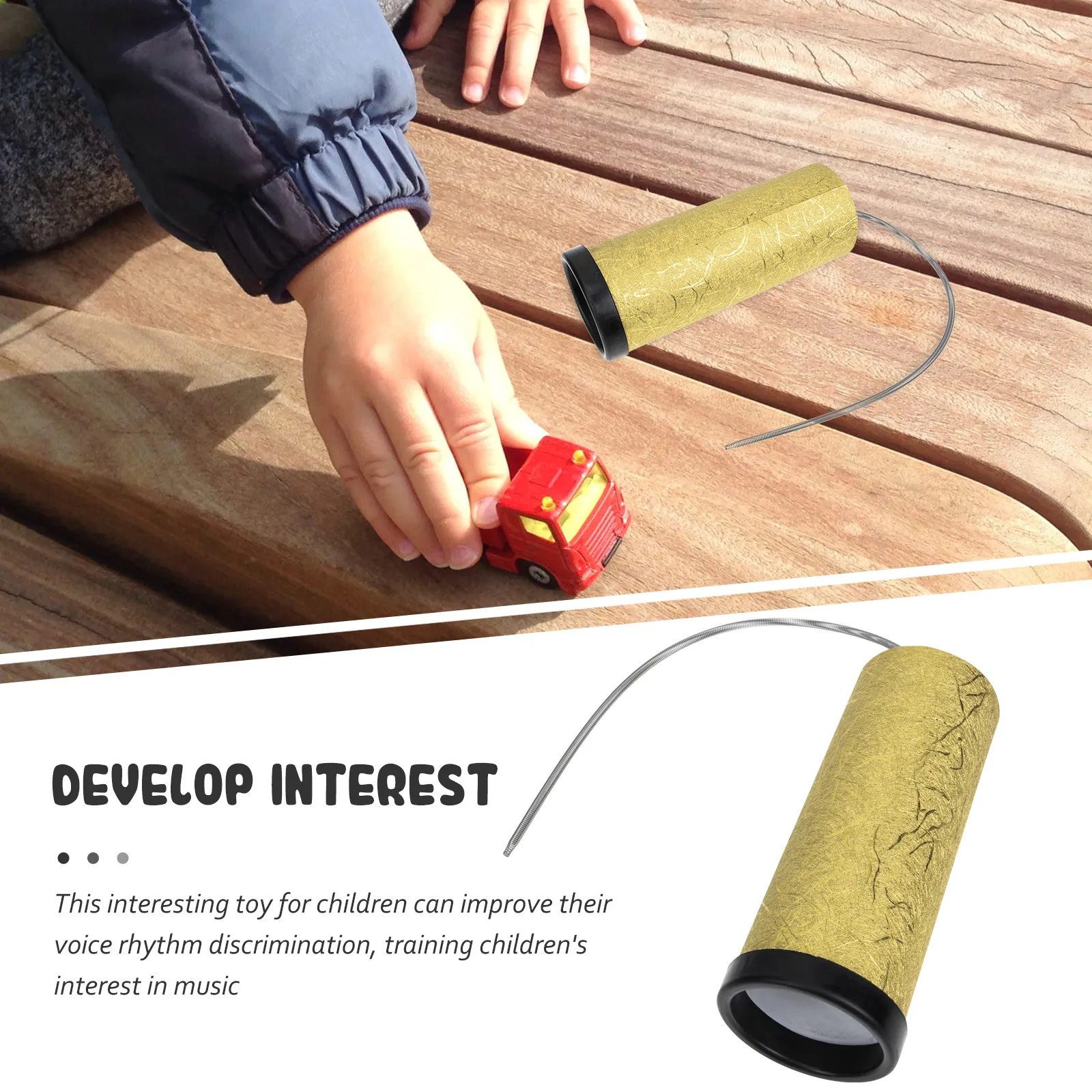 Tambor de resorte Thunder Tube - Kids Education Youtube reseña y precio
