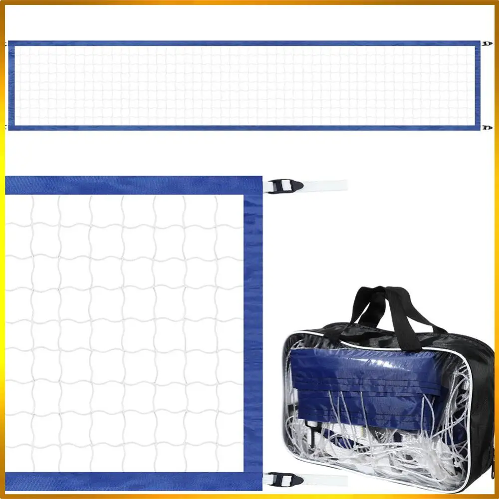 

15ftx3ft Volleyball Net with Carrying Bag Pool Volleyball Replacement Net Adjustable Pool Water Volleyball Net for Summer Party