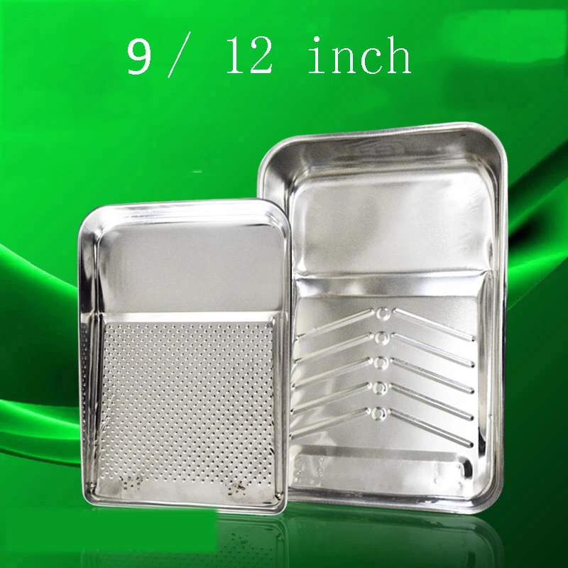 

9 "12" metal tray tinplate paint tray roller brush tray paint box latex paint tray factory
