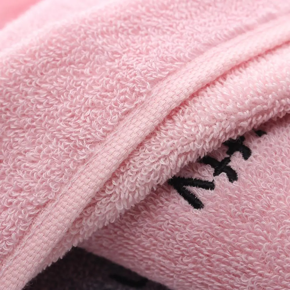 منشفة Miffy Rabbit Cartoon بسيطة من القطن الخالص، منشفة وجه ماصة ناعمة ومريحة، منتجات الحمام المنزلية على شكل أرنب لطيف #4