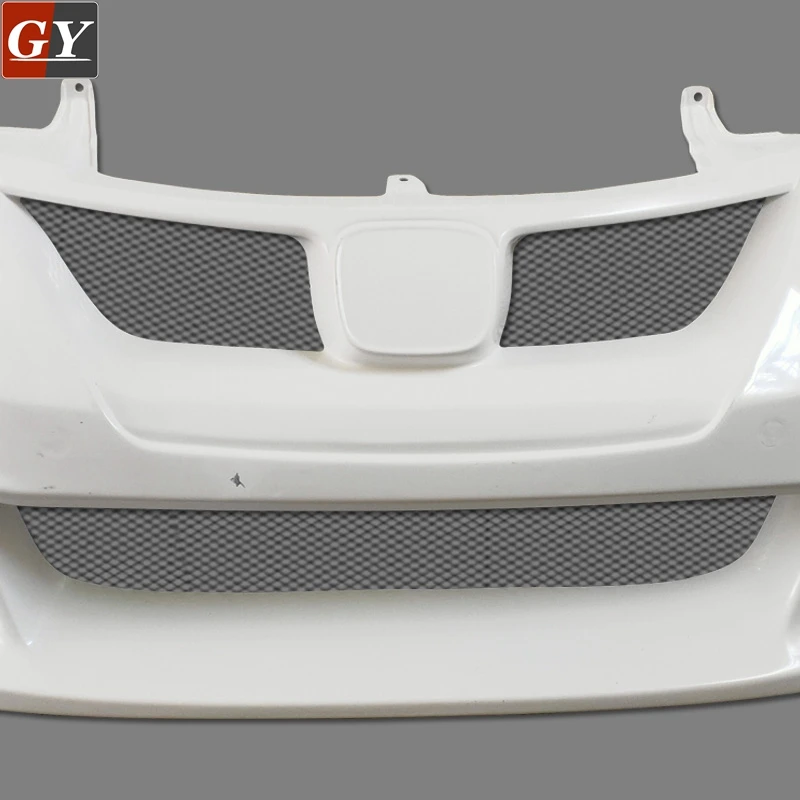 FIBERGLASS MU STYLE FRONT AERO BUMPER FOR HONDA 15-17 FK2 TYPE-R