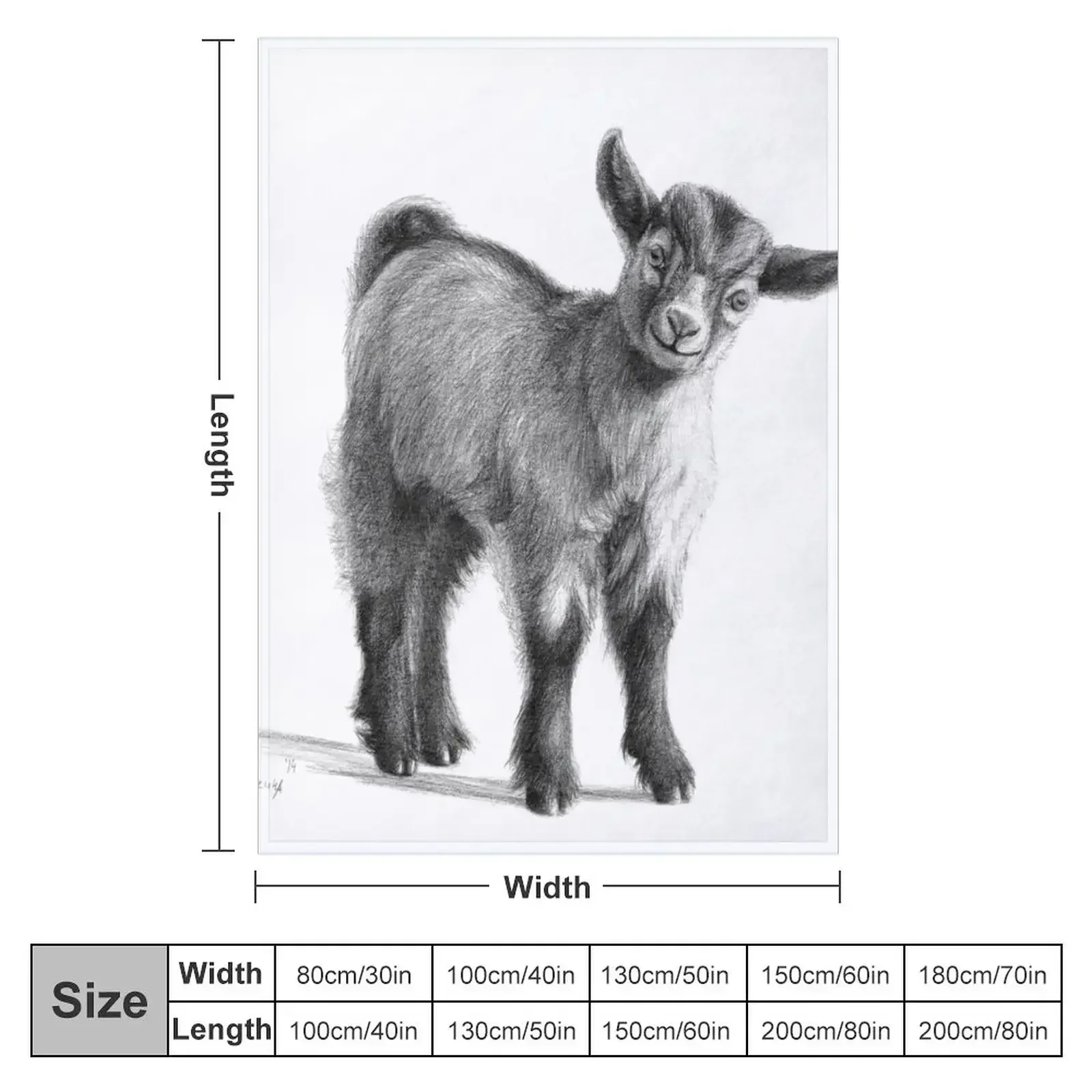 Goat Baby G097 Throw Blanket Thins heavy to sleep halloween Flannels Sofa Throw Blankets For Sofas Blankets