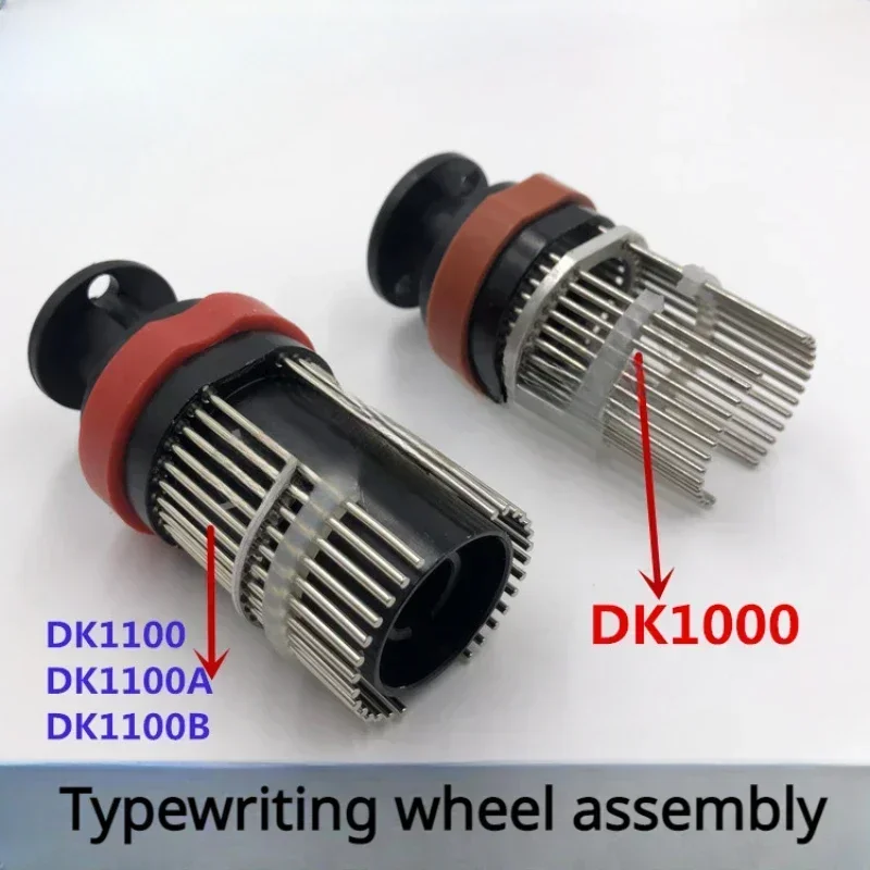 

Brass Letters Character Holder Font Fixing Wheel Pin Stamping for Printing Printer DK 1100 DS1108
